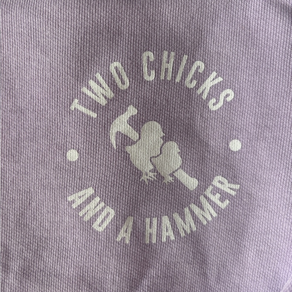 Comfort Colors Two Chicks and a Hammer Crewneck Sweatshirt